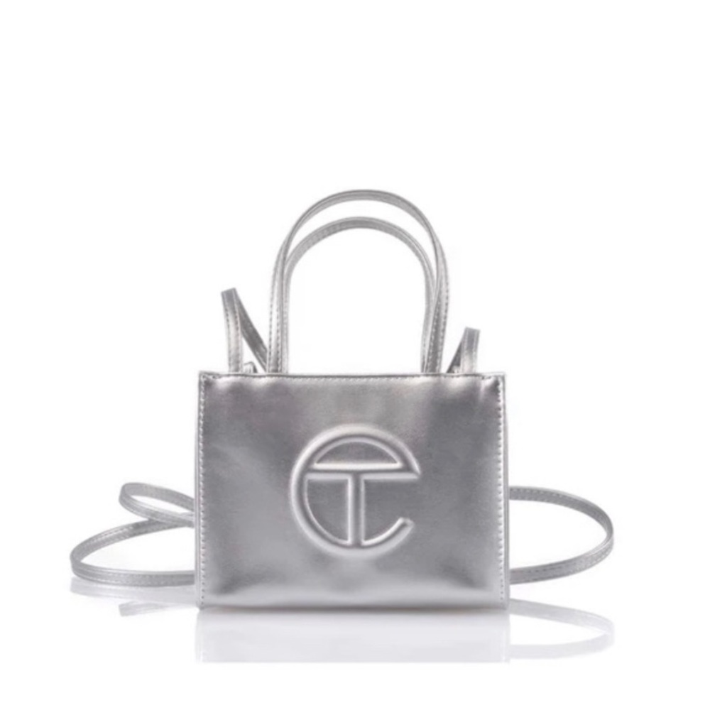 Silver Telfar shop bag!!!